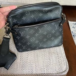 Black monogram Louis Vuitton crossbody